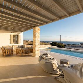 5 bedroom villa with pool near Aliki, Paros, sleeps 10